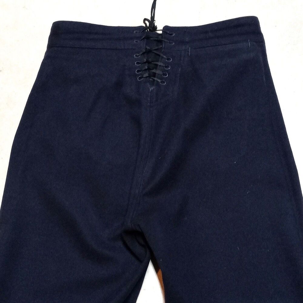 Vintage US Navy Sailor Crackerjack Wool Uniform Top (38L) & Trouser Pants (30R) - Picture 7 of 16